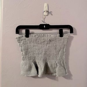 American eagle tube top with ruffle trim size XS